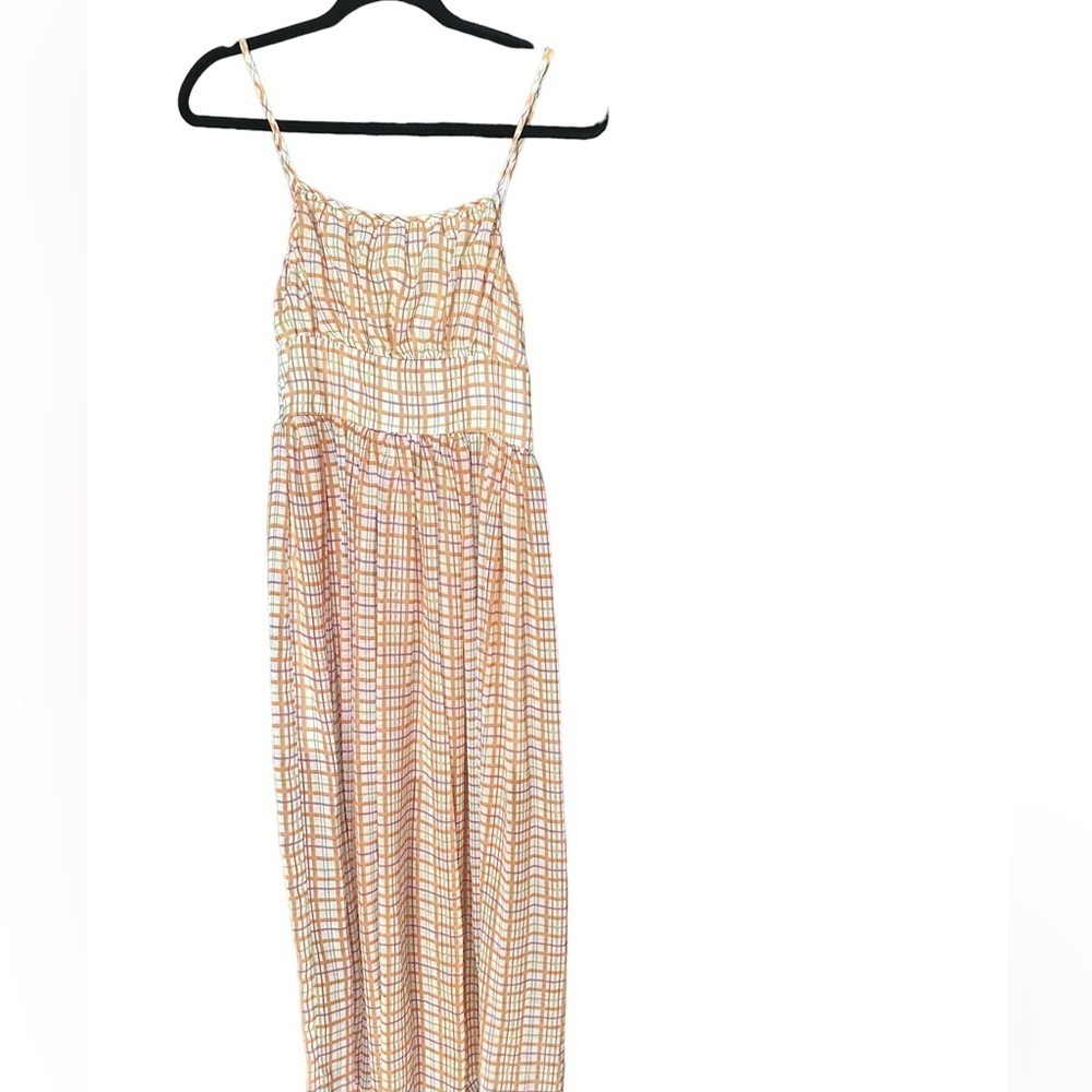 Moon River Check Midi Dress Size: XS - Picture 4 of 7
